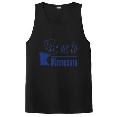 Minnesota Take Me To Minnesota North Shore Lake Superior PosiCharge Competitor Tank