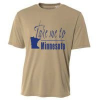 Minnesota Take Me To Minnesota North Shore Lake Superior Cooling Performance Crew T-Shirt