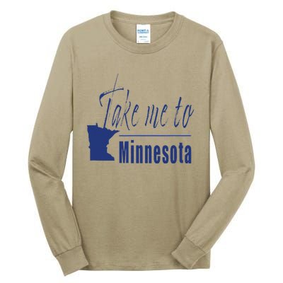 Minnesota Take Me To Minnesota North Shore Lake Superior Tall Long Sleeve T-Shirt