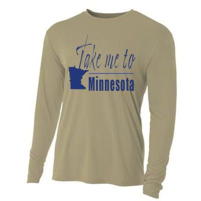 Minnesota Take Me To Minnesota North Shore Lake Superior Cooling Performance Long Sleeve Crew