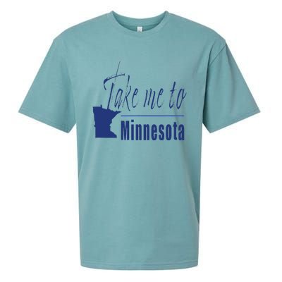 Minnesota Take Me To Minnesota North Shore Lake Superior Sueded Cloud Jersey T-Shirt