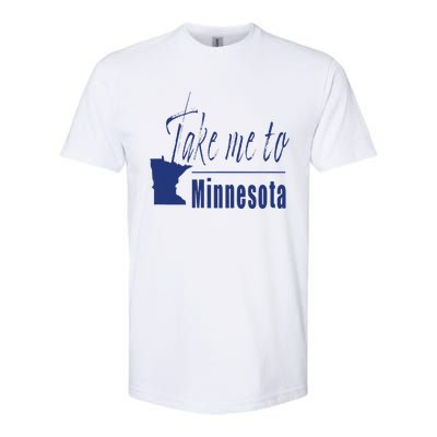 Minnesota Take Me To Minnesota North Shore Lake Superior Softstyle CVC T-Shirt