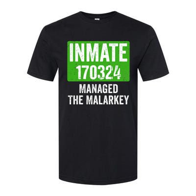 Managed The Malarkey Inmate St Patricks Day Softstyle® CVC T-Shirt