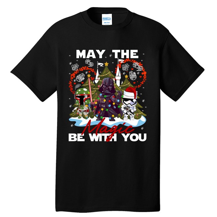 May The Magic Be With You Merry Christmas Tall T-Shirt