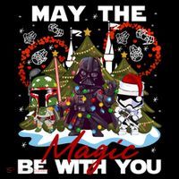 May The Magic Be With You Merry Christmas Impact Tech Backpack