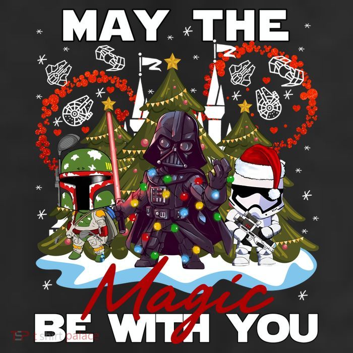 May The Magic Be With You Merry Christmas 11oz C Handle Ceramic Mug