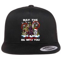 May The Magic Be With You Merry Christmas Flat Bill Trucker Hat