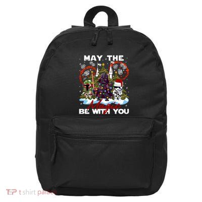 May The Magic Be With You Merry Christmas 16 in Basic Backpack