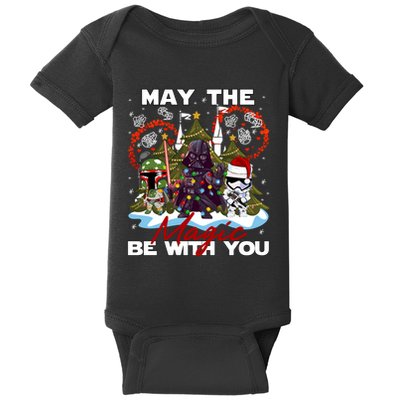 May The Magic Be With You Merry Christmas Baby Bodysuit