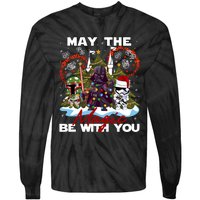 May The Magic Be With You Merry Christmas Tie-Dye Long Sleeve Shirt