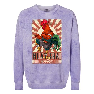 Muay Thai Colorblast Crewneck Sweatshirt