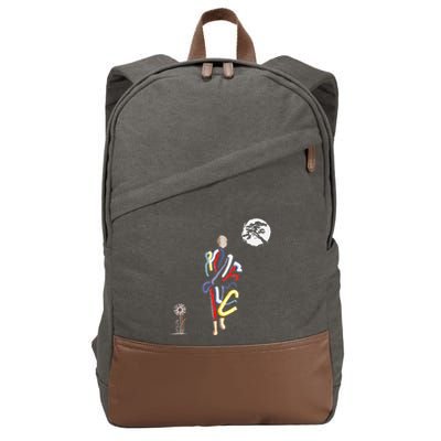 Monk Thich Minh Tue Cotton Canvas Backpack