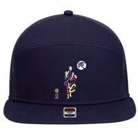 Monk Thich Minh Tue 7 Panel Mesh Trucker Snapback Hat