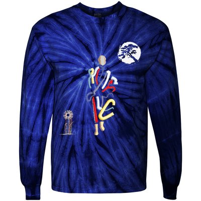 Monk Thich Minh Tue Tie-Dye Long Sleeve Shirt