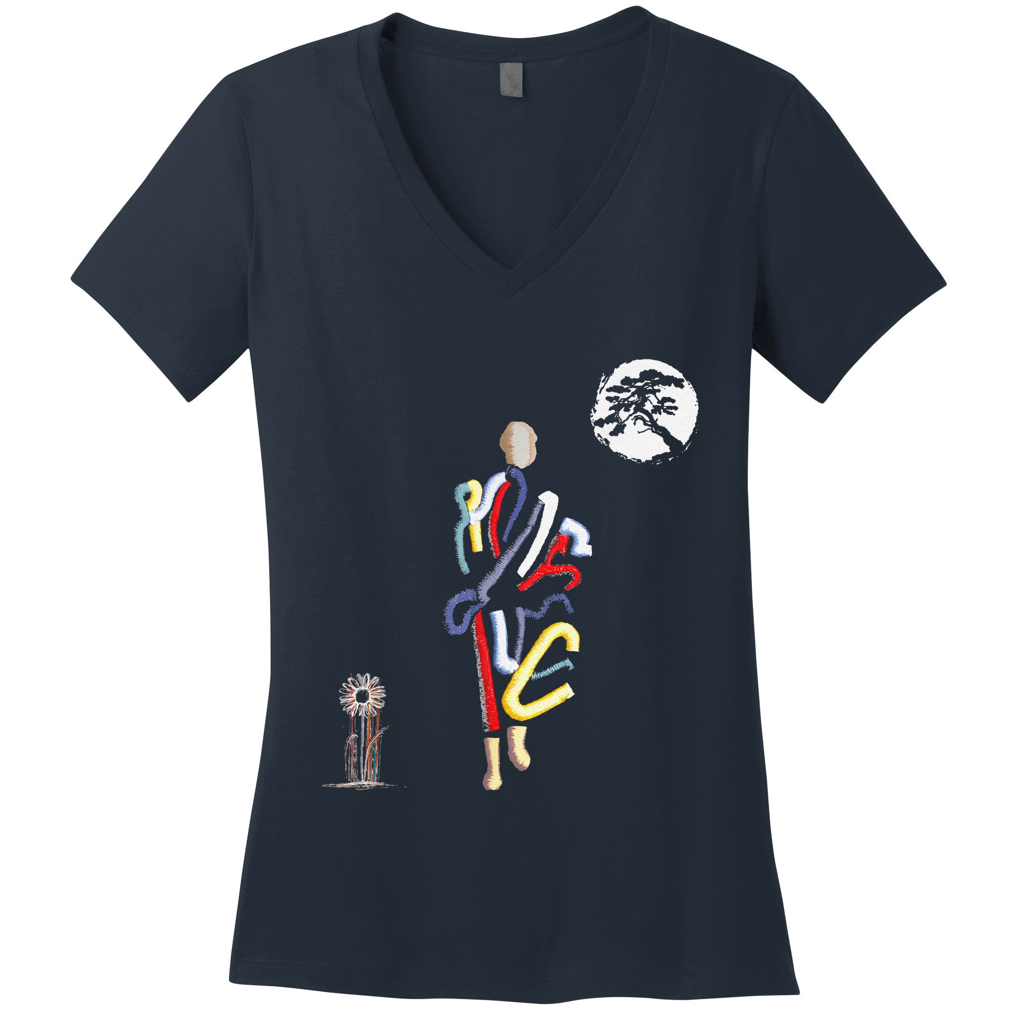 Monk Thich Minh Tue Women's V-Neck T-Shirt
