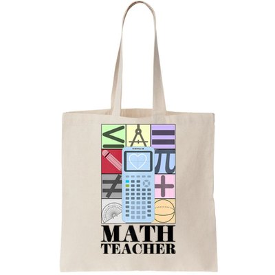 Math Teacher Tote Bag