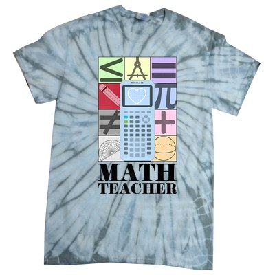 Math Teacher Tie-Dye T-Shirt