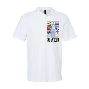 Math Teacher Softstyle Adult Sport Polo