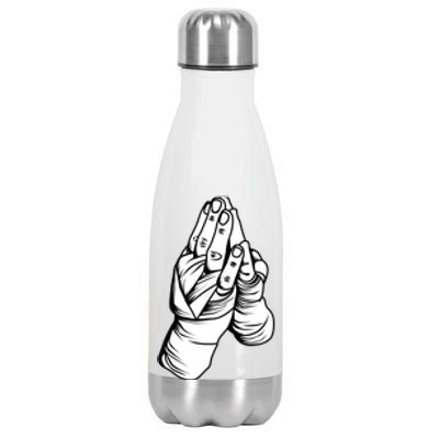 Muay Thai Martial Arts Combat Boxing Sport Stainless Steel Insulated Water Bottle