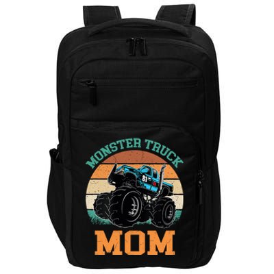 Monster Truck Mom Funny Gift Retro Vintage Monster Truck Funny Gift Impact Tech Backpack