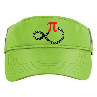 Math Teacher Mathematics Pi Symbol Pi Happy Pi Day Infinity Gift Adult Drive Performance Visor