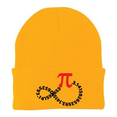 Math Teacher Mathematics Pi Symbol Pi Happy Pi Day Infinity Gift Knit Cap Winter Beanie