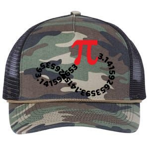 Math Teacher Mathematics Pi Symbol Pi Happy Pi Day Infinity Gift Retro Rope Trucker Hat Cap