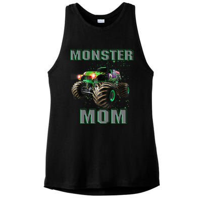 Monster Truck Mom Monster Truck Are My Jam Truck Lovers Cool Gift Ladies PosiCharge Tri-Blend Wicking Tank