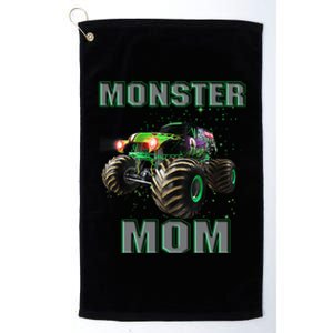 Monster Truck Mom Monster Truck Are My Jam Truck Lovers Cool Gift Platinum Collection Golf Towel