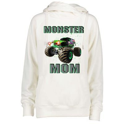 Monster Truck Mom Monster Truck Are My Jam Truck Lovers Cool Gift Womens Funnel Neck Pullover Hood