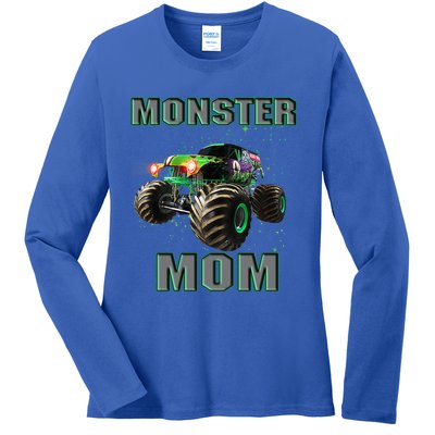 Monster Truck Mom Monster Truck Are My Jam Truck Lovers Cool Gift Ladies Long Sleeve Shirt