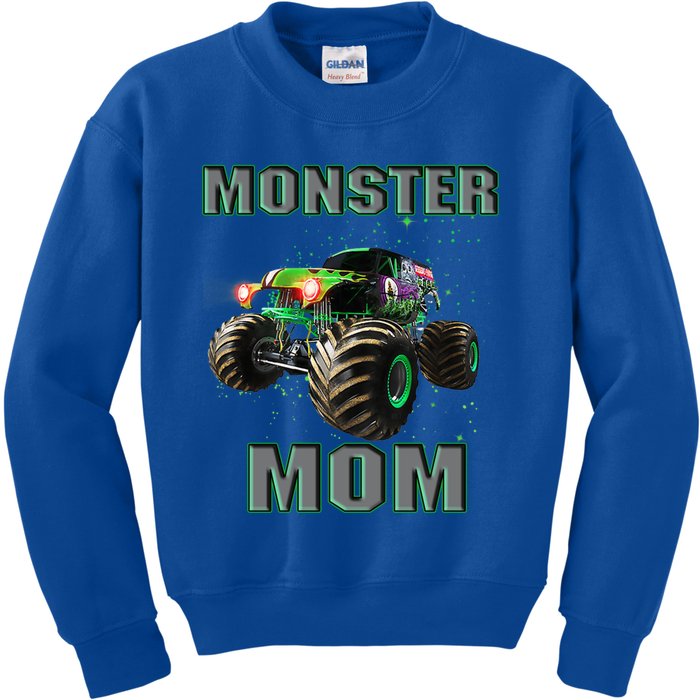 Monster Truck Mom Monster Truck Are My Jam Truck Lovers Cool Gift Kids Sweatshirt