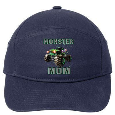 Monster Truck Mom Monster Truck Are My Jam Truck Lovers Cool Gift 7-Panel Snapback Hat