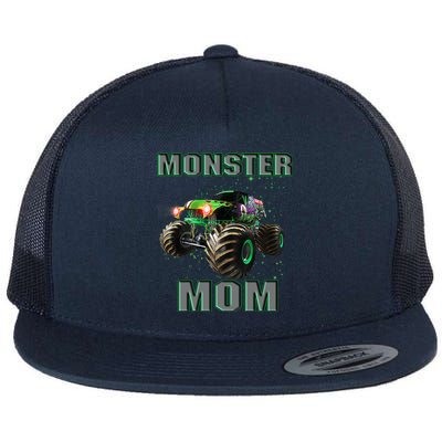 Monster Truck Mom Monster Truck Are My Jam Truck Lovers Cool Gift Flat Bill Trucker Hat