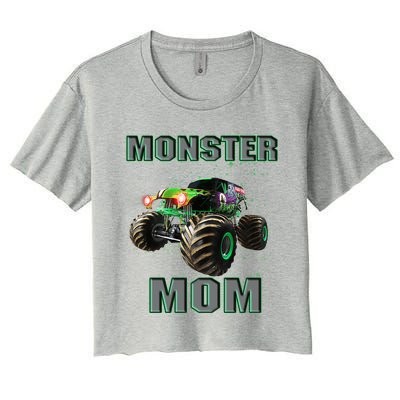 Monster Truck Mom Monster Truck Are My Jam Truck Lovers Cool Gift Women's Crop Top Tee