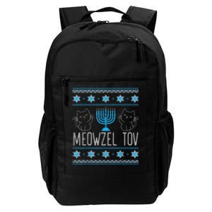 Meowzel Tov Menoarah Merry Hanukkah Funny Hanucats Cute Cat Daily Commute Backpack