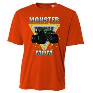 Monster Truck Mom Meaningful Gift Cooling Performance Crew T-Shirt