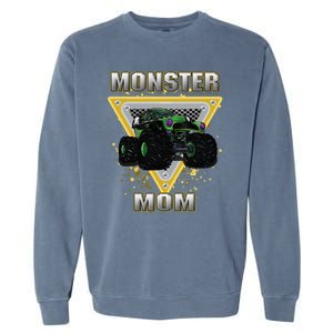 Monster Truck Mom Meaningful Gift Garment-Dyed Sweatshirt