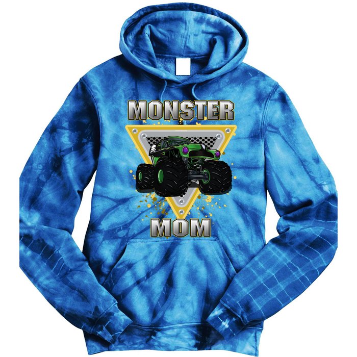 Monster Truck Mom Meaningful Gift Tie Dye Hoodie