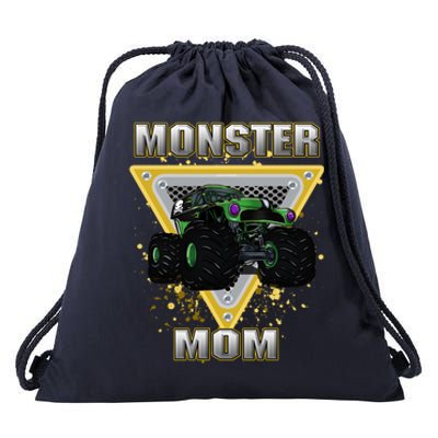 Monster Truck Mom Meaningful Gift Drawstring Bag