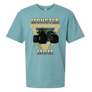 Monster Truck Mom Meaningful Gift Sueded Cloud Jersey T-Shirt