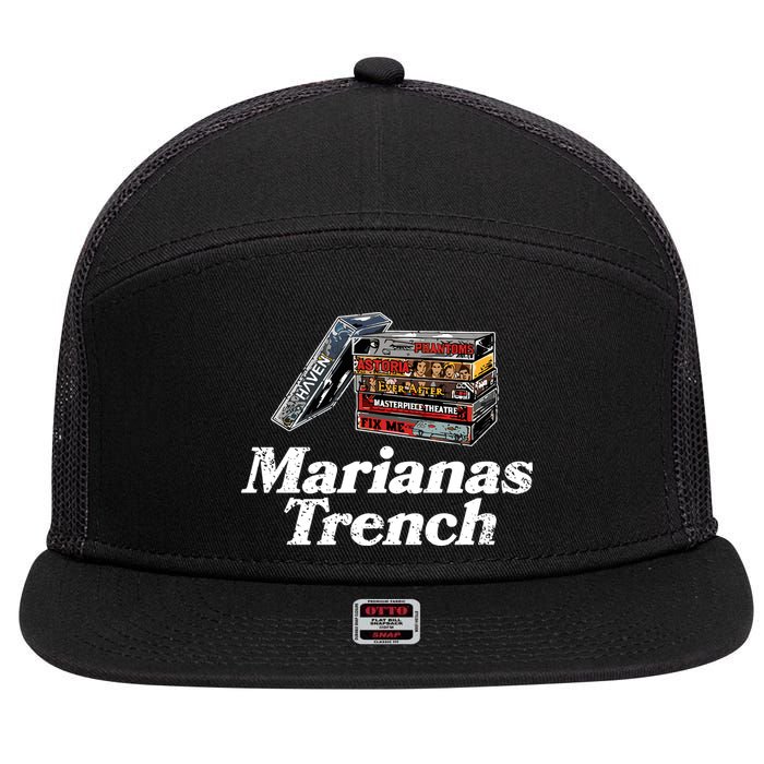 Marianas Trench Mt Eras 7 Panel Mesh Trucker Snapback Hat
