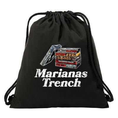 Marianas Trench Mt Eras Drawstring Bag
