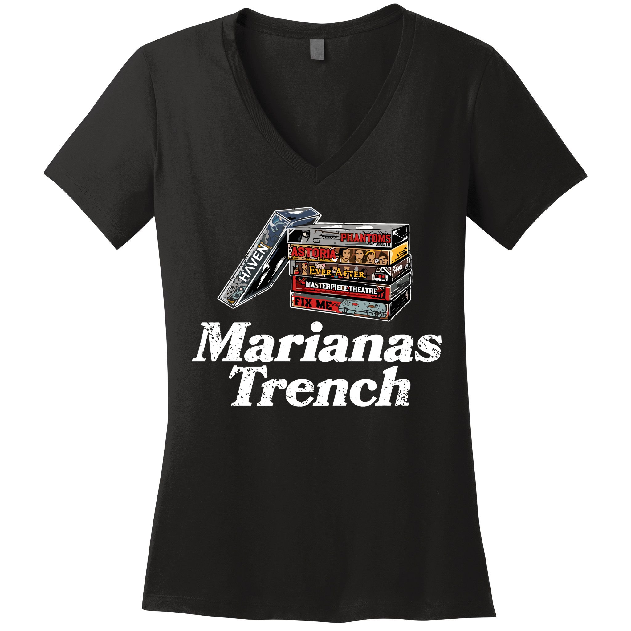 Marianas Trench Mt Eras Women's V-Neck T-Shirt