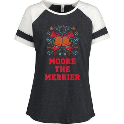 Moore The Merrier Enza Ladies Jersey Colorblock Tee