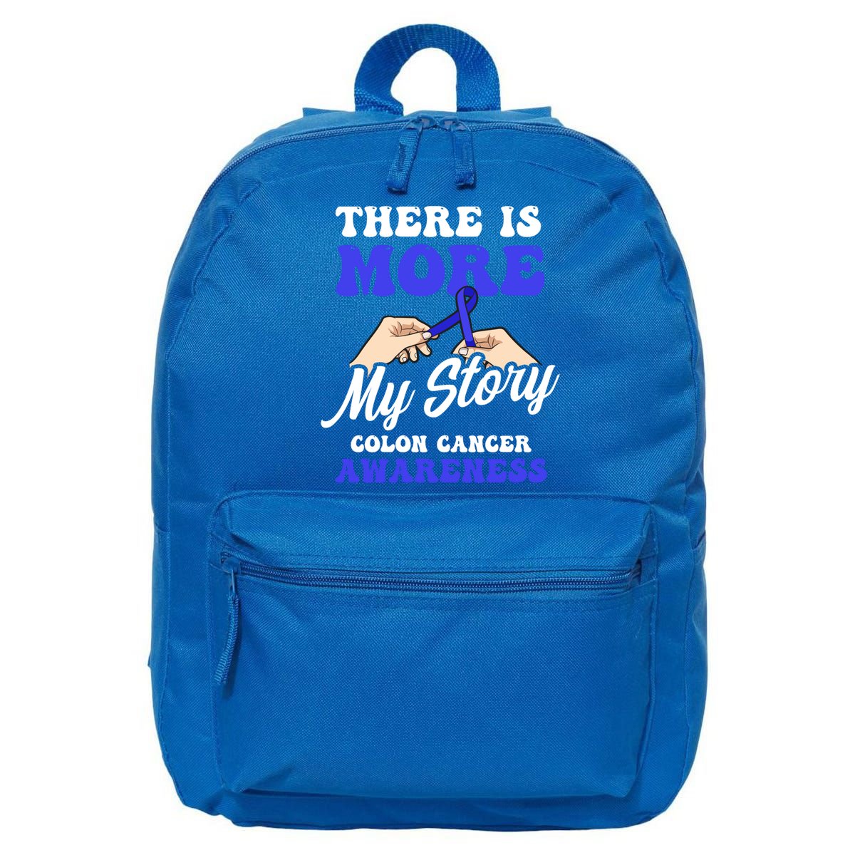 More To My Story Design Colon Cancer Awareness Gift 16 in Basic Backpack