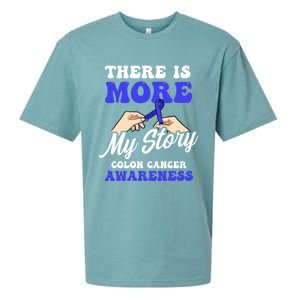 More To My Story Design Colon Cancer Awareness Gift Sueded Cloud Jersey T-Shirt