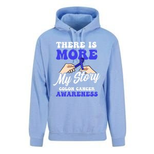 More To My Story Design Colon Cancer Awareness Gift Unisex Surf Hoodie