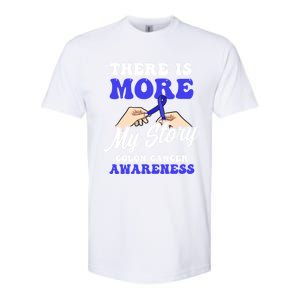 More To My Story Design Colon Cancer Awareness Gift Softstyle CVC T-Shirt