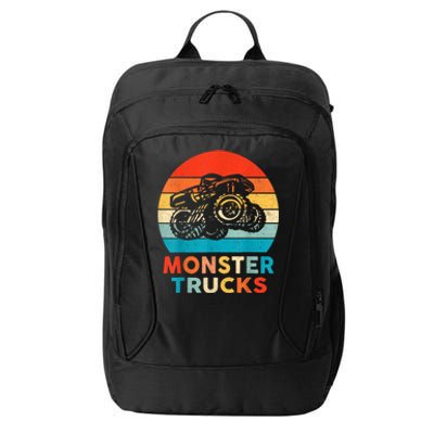 Monster Truck City Backpack